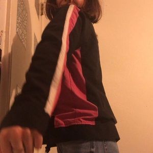 medium striped reebok jacket